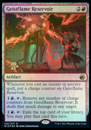 Geistflame Reservoir [Innistrad: Midnight Hunt Prerelease Promos] | Golgari Games