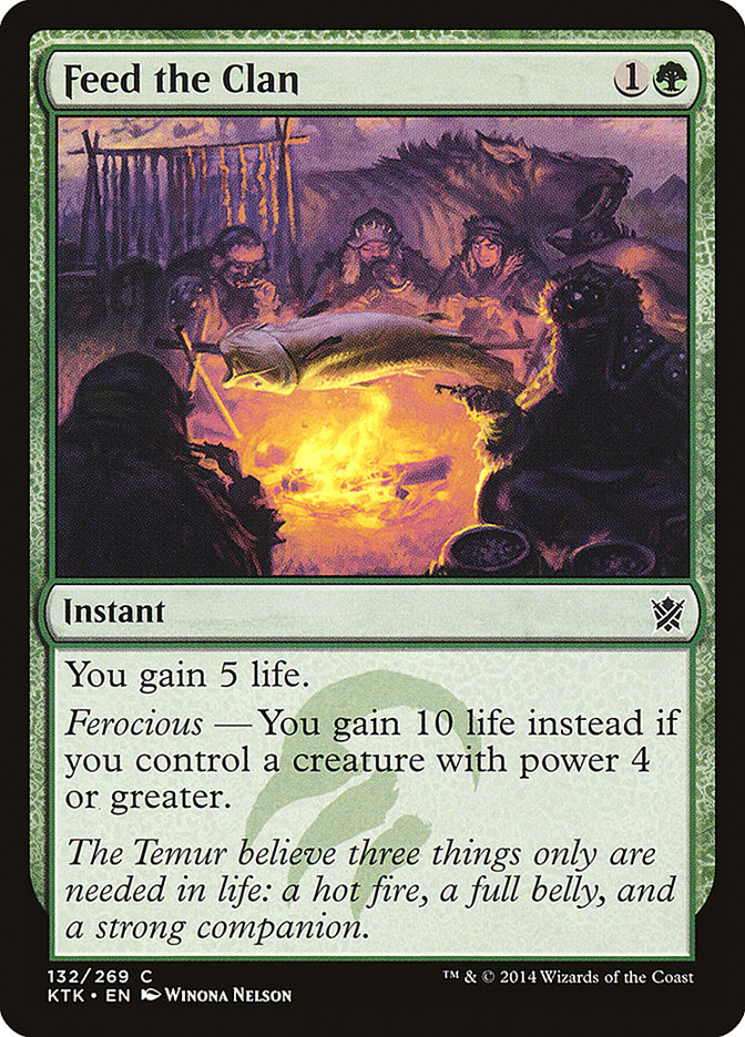 Feed the Clan [Khans of Tarkir] | Local Legends