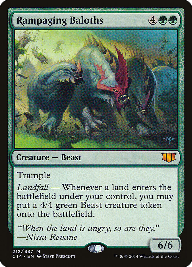 Rampaging Baloths [Commander 2014] | Golgari Games