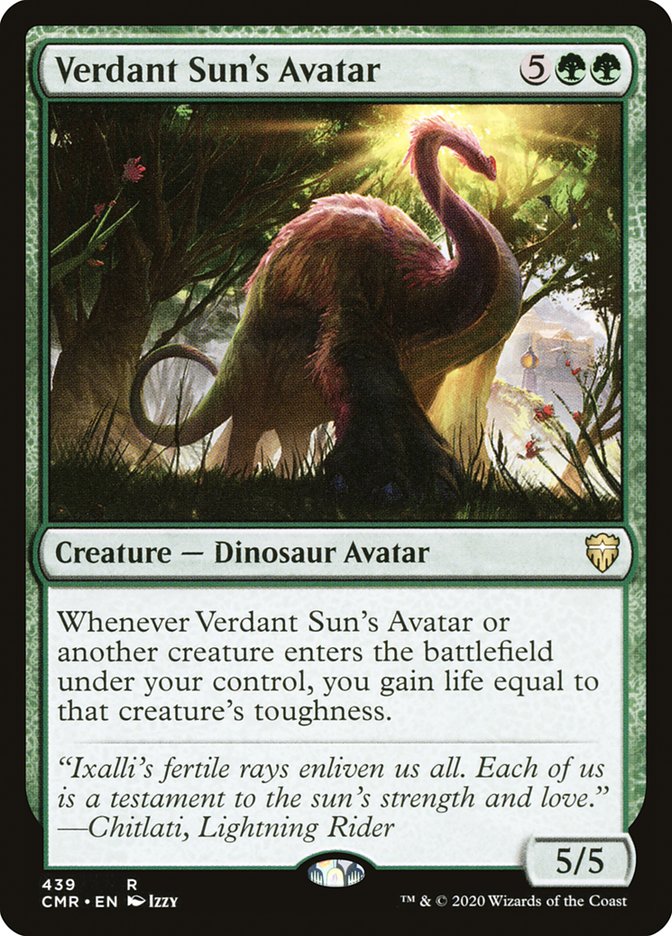 Verdant Sun's Avatar [Commander Legends] | Golgari Games