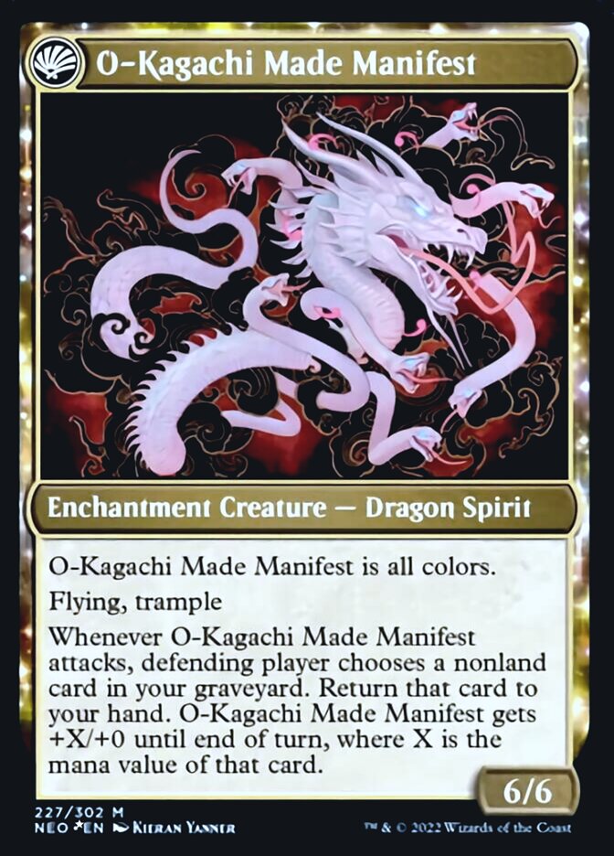 The Kami War // O-Kagachi Made Manifest [Kamigawa: Neon Dynasty Prerelease Promos] | Golgari Games