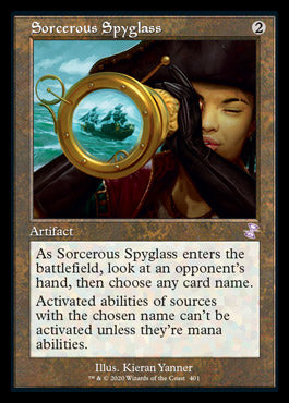 Sorcerous Spyglass (Timeshifted) [Time Spiral Remastered] | Golgari Games