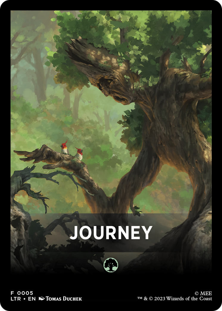 Journey Theme Card [The Lord of the Rings: Tales of Middle-Earth Tokens] | Golgari Games