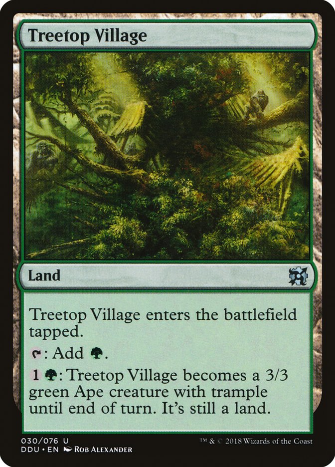 Treetop Village [Duel Decks: Elves vs. Inventors] | Local Legends