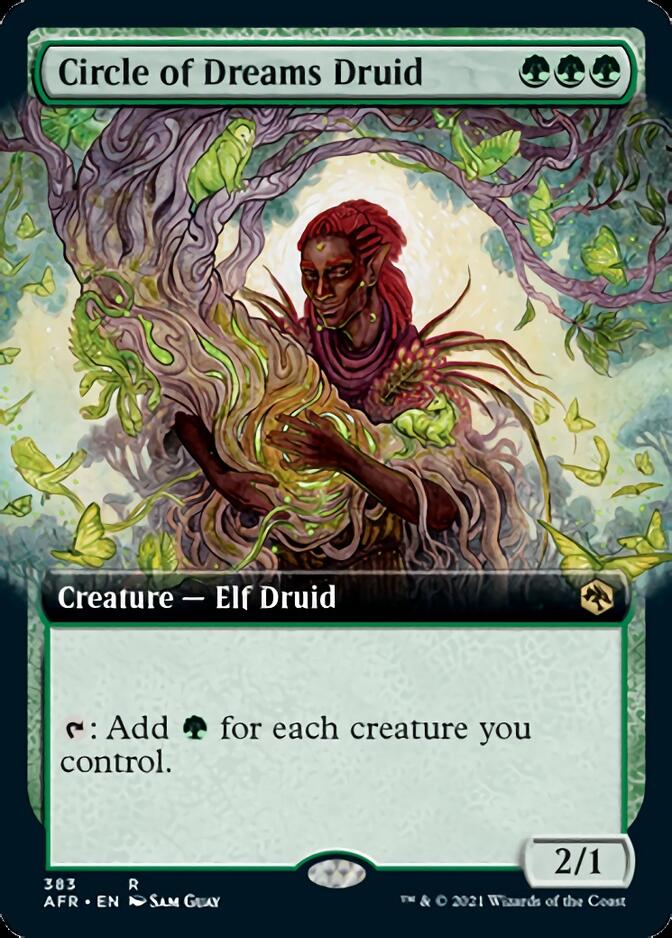 Circle of Dreams Druid (Extended Art) [Dungeons & Dragons: Adventures in the Forgotten Realms] | Golgari Games