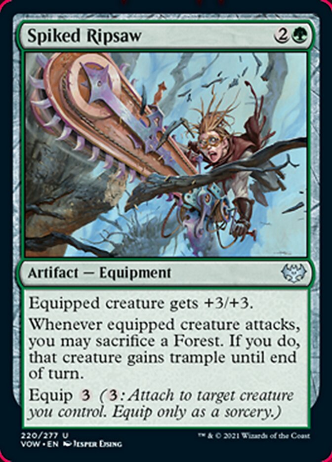 Spiked Ripsaw [Innistrad: Crimson Vow] | Golgari Games