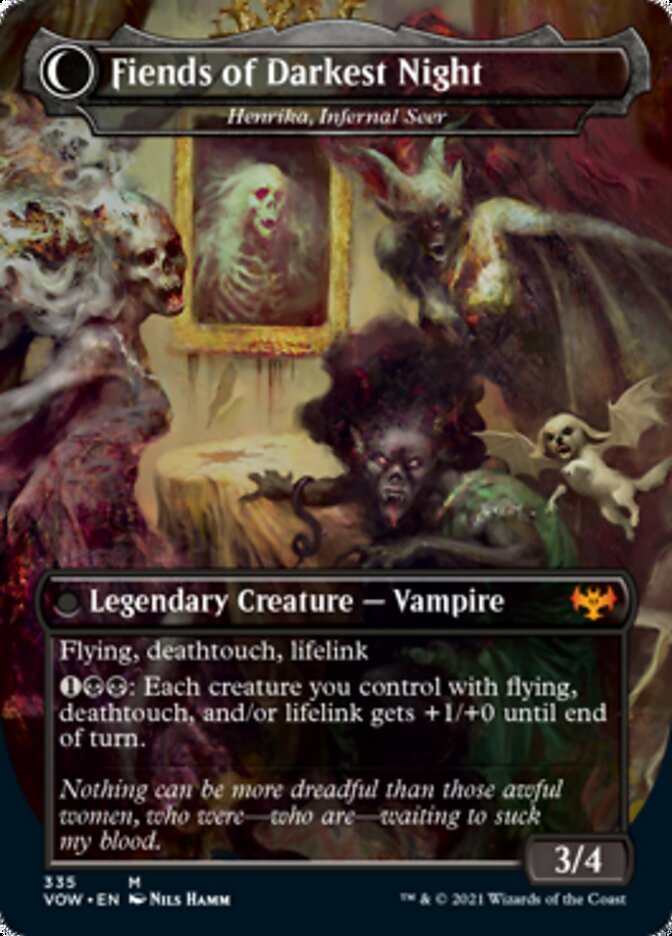 Henrika Domnathi // Henrika, Infernal Seer - The Three Weird Sisters // Fiends of Darkest Night [Innistrad: Crimson Vow] | Local Legends