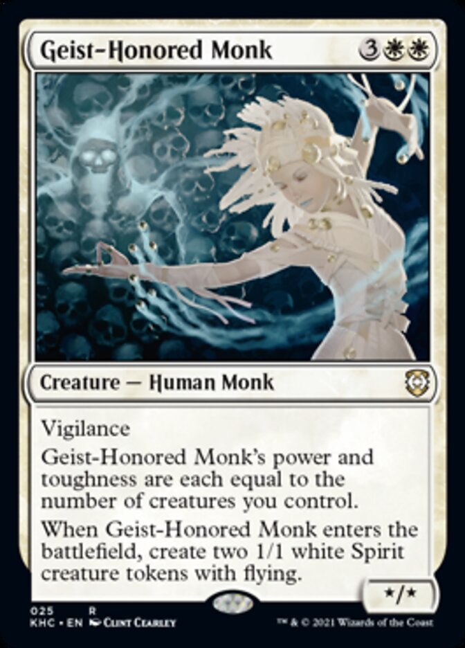 Geist-Honored Monk [Kaldheim Commander] | Golgari Games