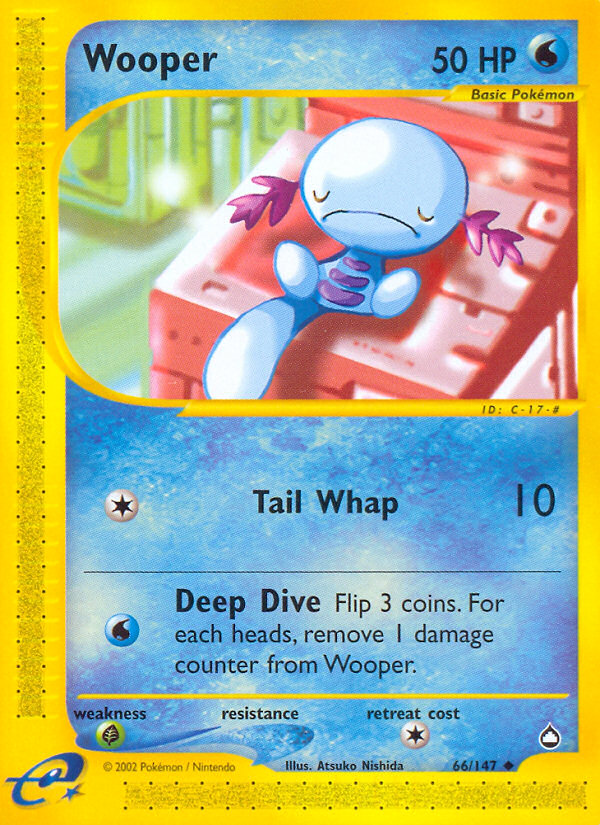 Wooper (66/147) [Aquapolis] | Golgari Games