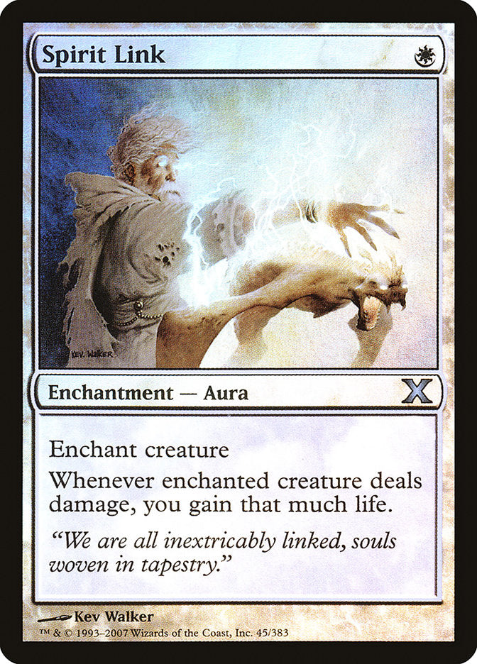 Spirit Link (Premium Foil) [Tenth Edition] | Local Legends