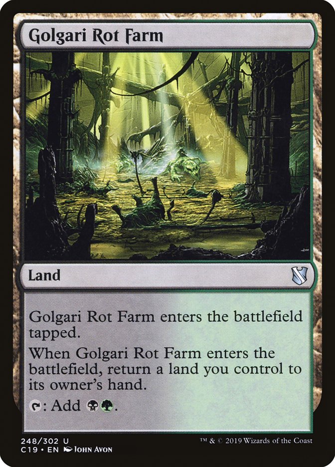 Golgari Rot Farm [Commander 2019] | Golgari Games