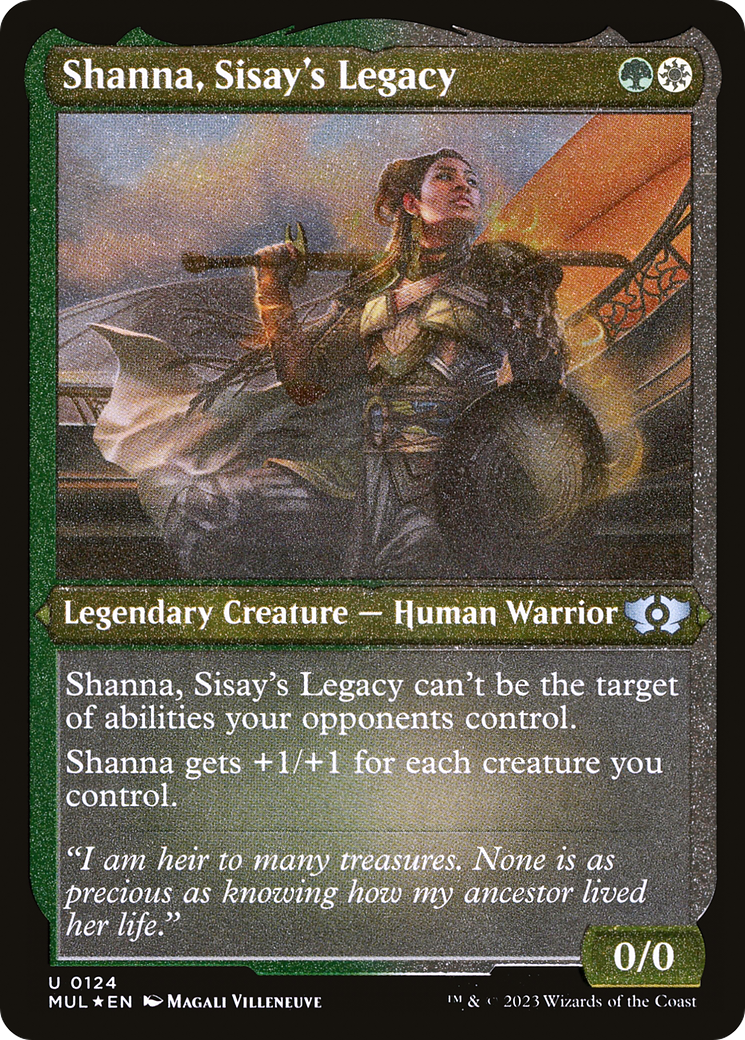 Shanna, Sisay's Legacy (Foil Etched) [Multiverse Legends] | Local Legends