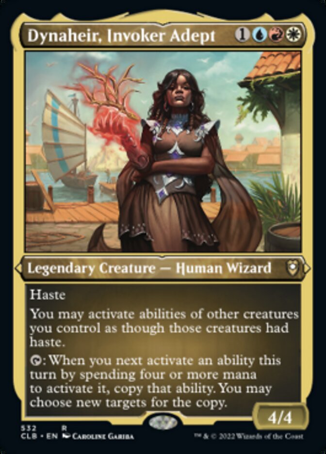 Dynaheir, Invoker Adept (Foil Etched) [Commander Legends: Battle for Baldur's Gate] | Local Legends