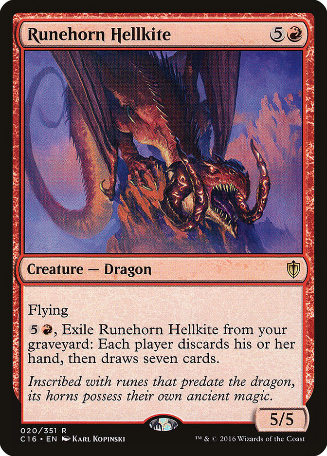 Runehorn Hellkite [Commander 2016] | Local Legends