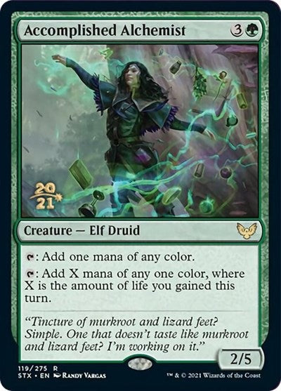 Accomplished Alchemist [Strixhaven: School of Mages Prerelease Promos] | Local Legends