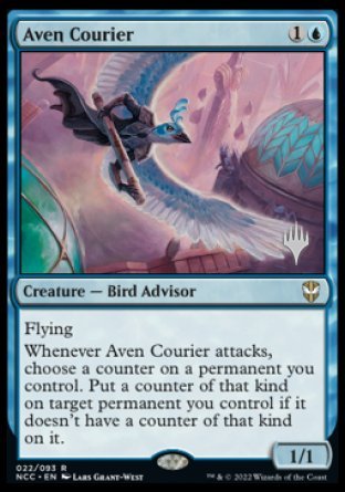 Aven Courier (Promo Pack) [Streets of New Capenna Commander Promos] | Golgari Games