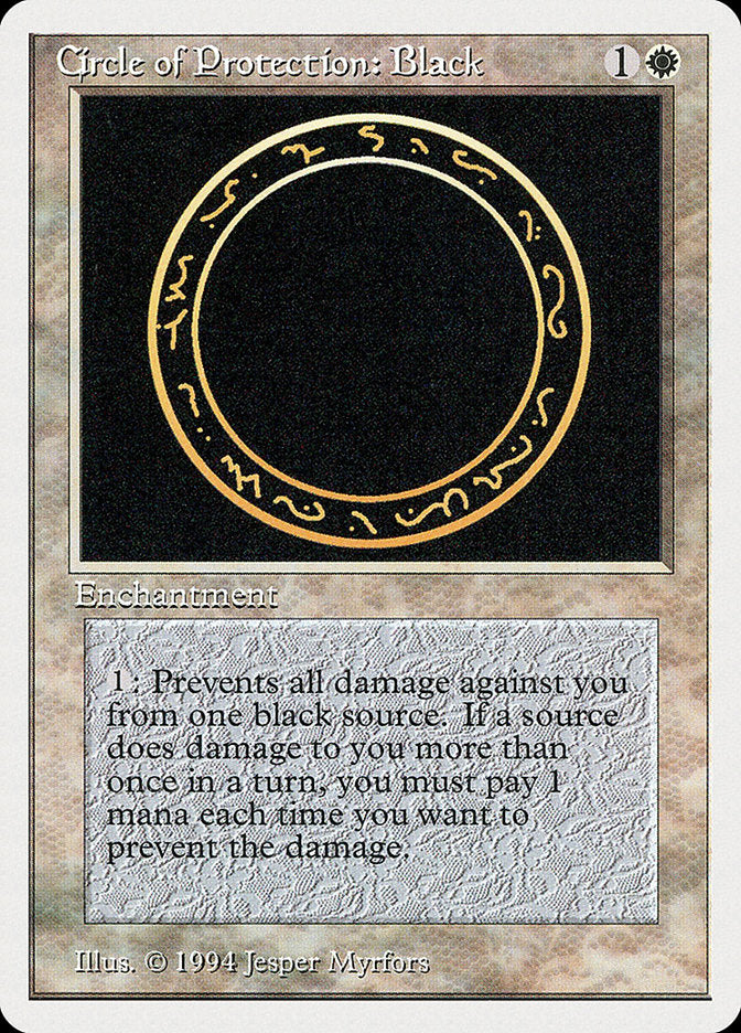 Circle of Protection: Black [Summer Magic / Edgar] | Local Legends