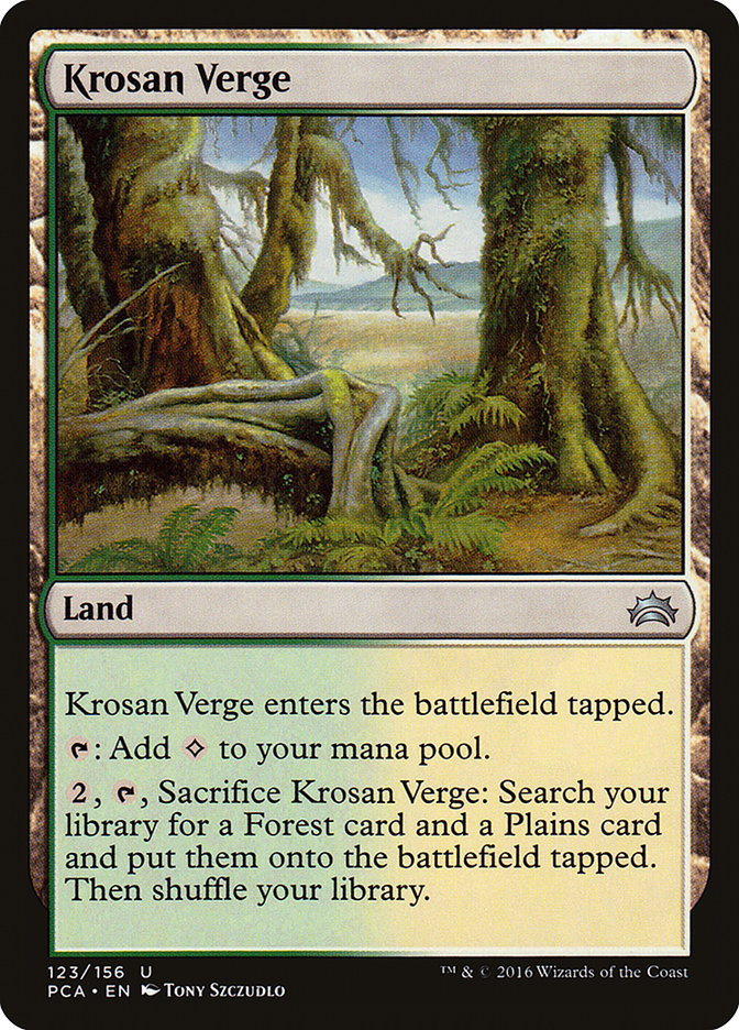 Krosan Verge [Planechase Anthology] | Local Legends