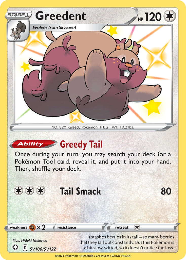 Greedent (SV100/SV122) [Sword & Shield: Shining Fates] | Local Legends