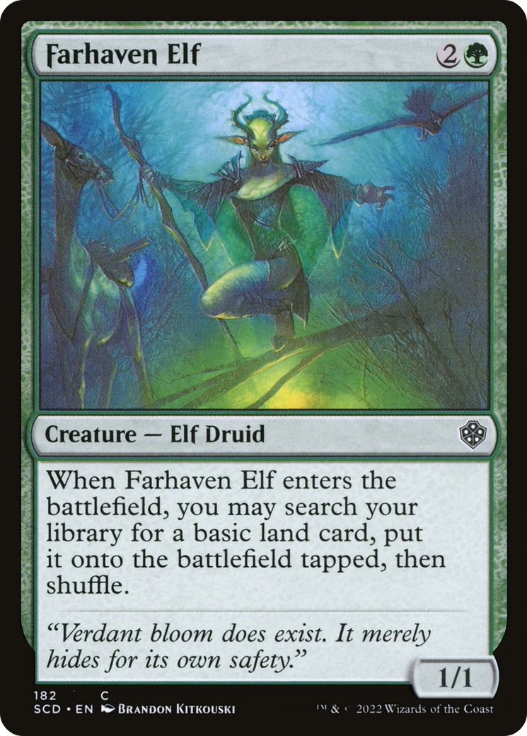 Farhaven Elf [Starter Commander Decks] | Local Legends