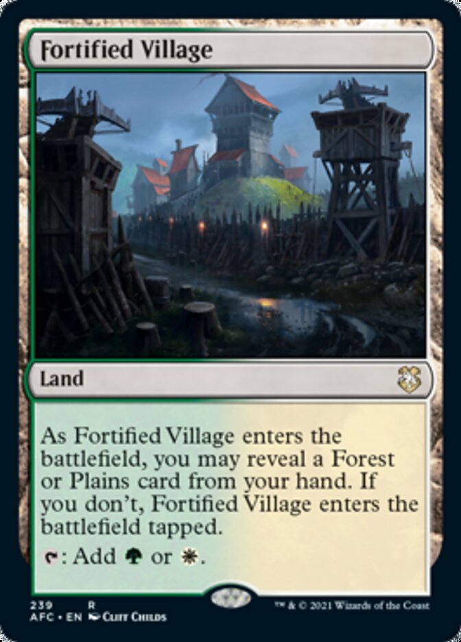 Fortified Village [Dungeons & Dragons: Adventures in the Forgotten Realms Commander] | Local Legends