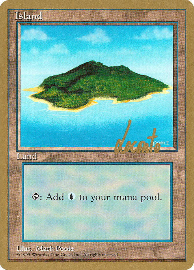 Island (ml367) (Michael Loconto) [Pro Tour Collector Set] | Golgari Games