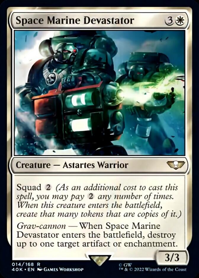 Space Marine Devastator [Universes Beyond: Warhammer 40,000] | Golgari Games