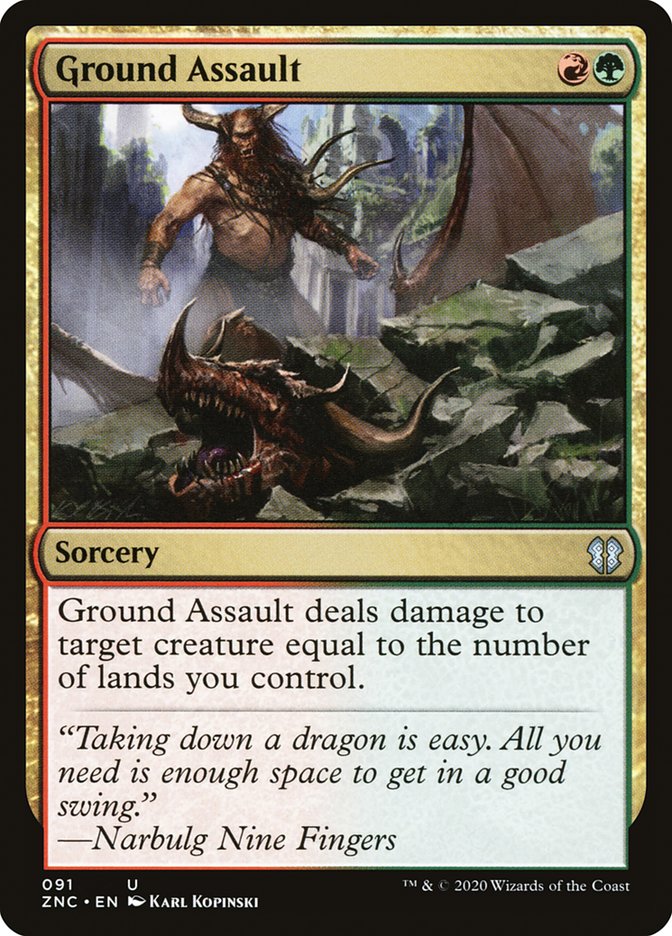 Ground Assault [Zendikar Rising Commander] | Local Legends