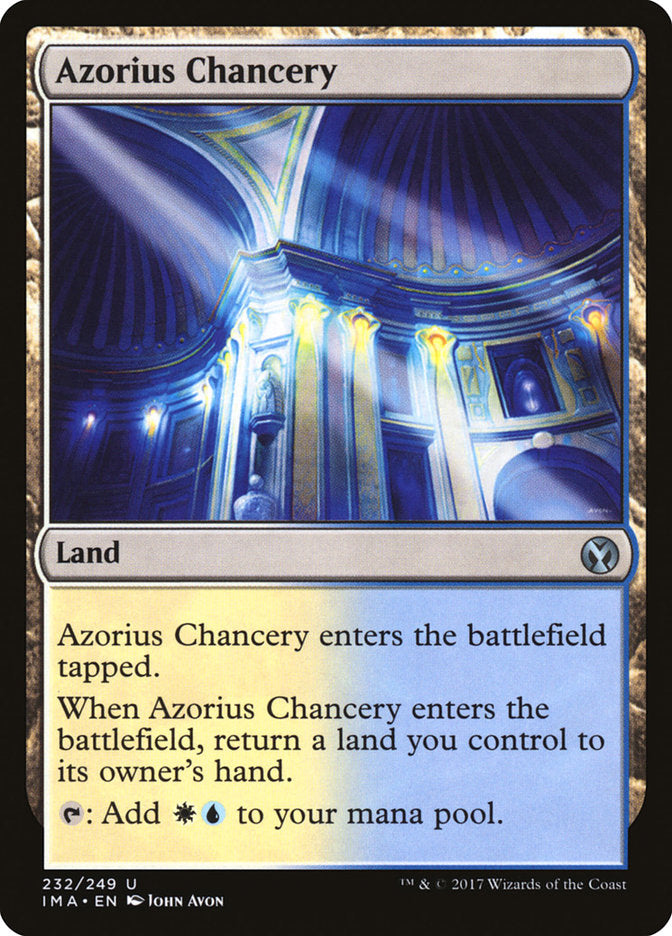 Azorius Chancery [Iconic Masters] | Golgari Games