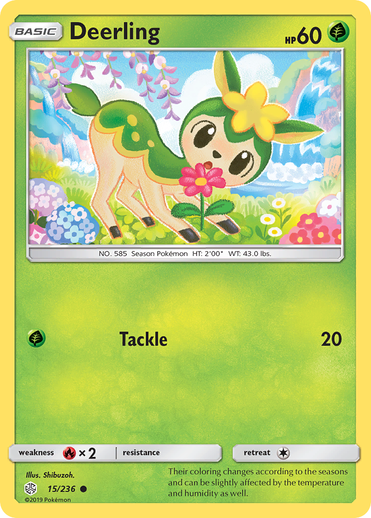 Deerling (15/236) [Sun & Moon: Cosmic Eclipse] | Golgari Games