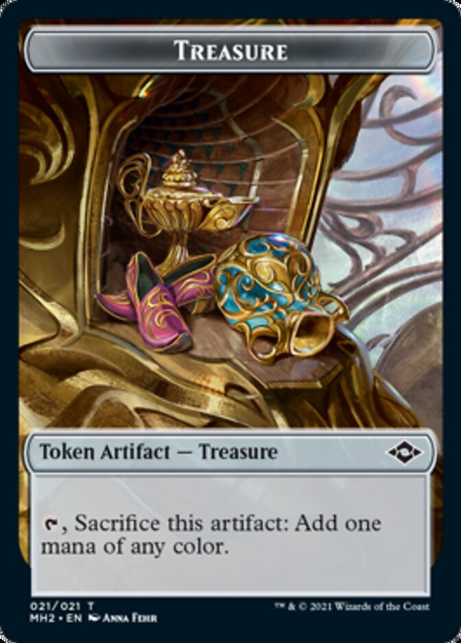 Treasure Token (21) [Modern Horizons 2 Tokens] | Local Legends