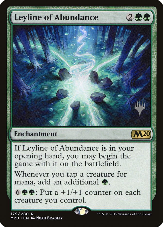 Leyline of Abundance (Promo Pack) [Core Set 2020 Promos] | Golgari Games