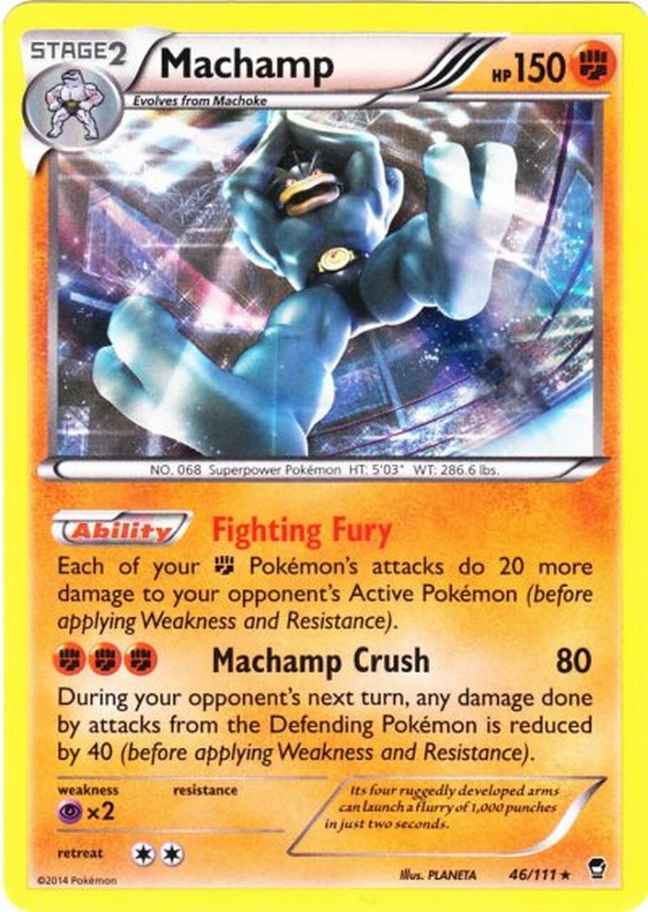 Machamp (46/111) [XY: Furious Fists] | Golgari Games