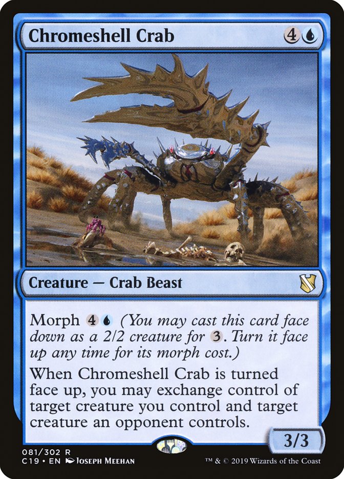 Chromeshell Crab [Commander 2019] | Local Legends