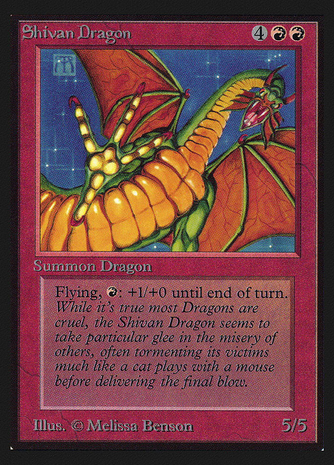 Shivan Dragon [International Collectors' Edition] | Local Legends