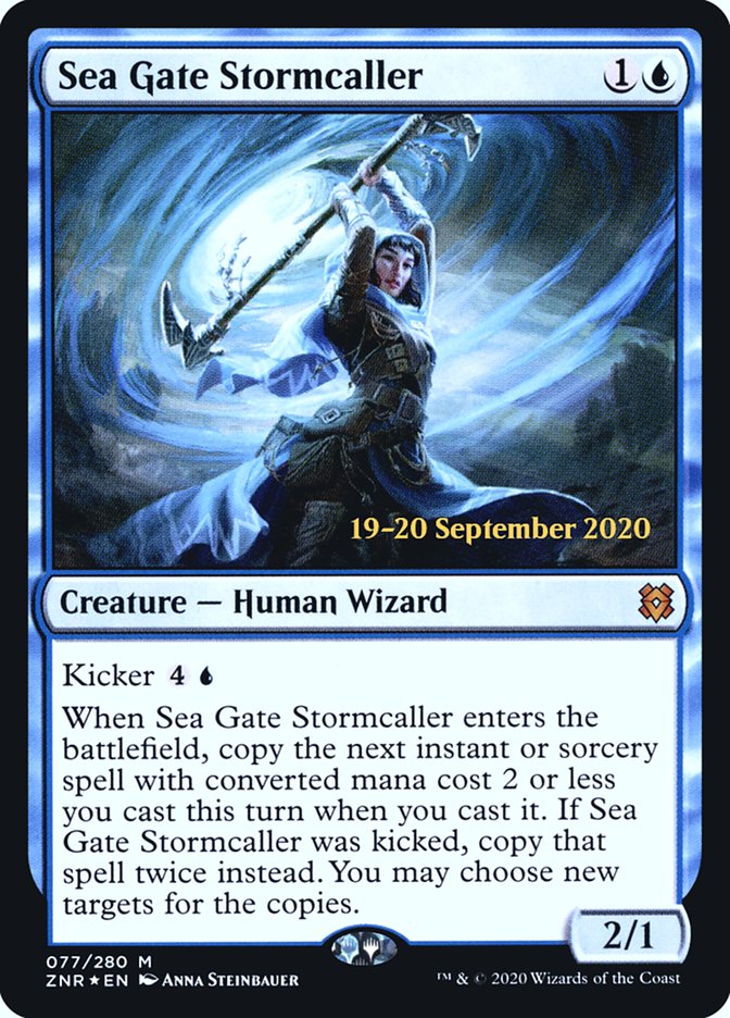 Sea Gate Stormcaller [Zendikar Rising Prerelease Promos] | Local Legends