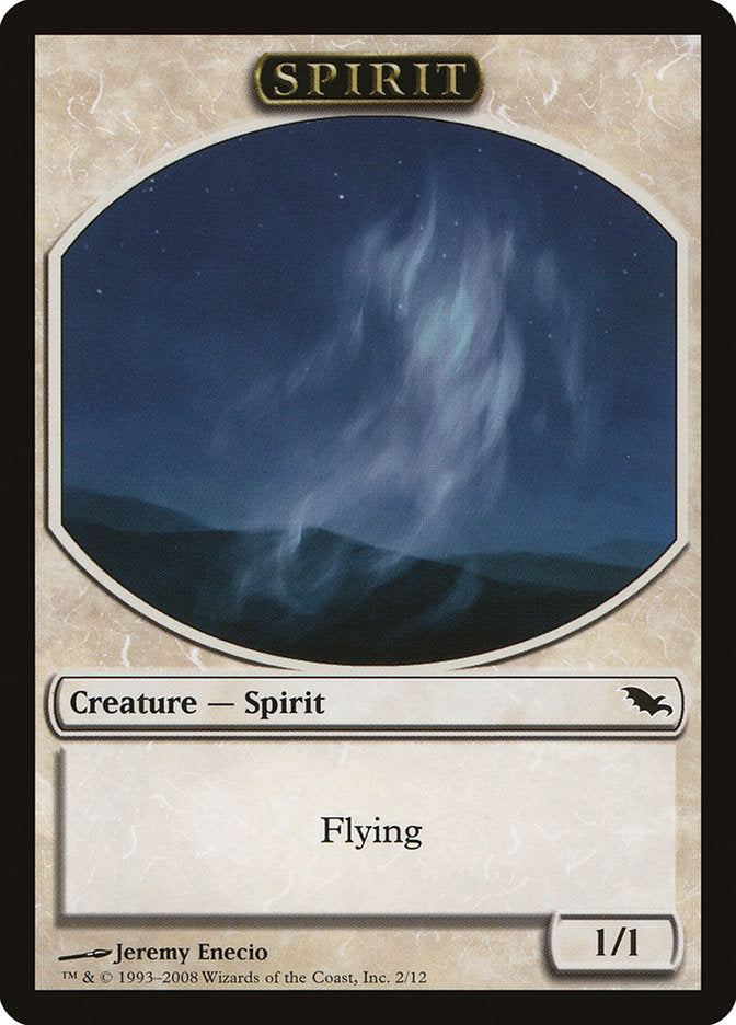 Spirit Token [Shadowmoor Tokens] | Golgari Games