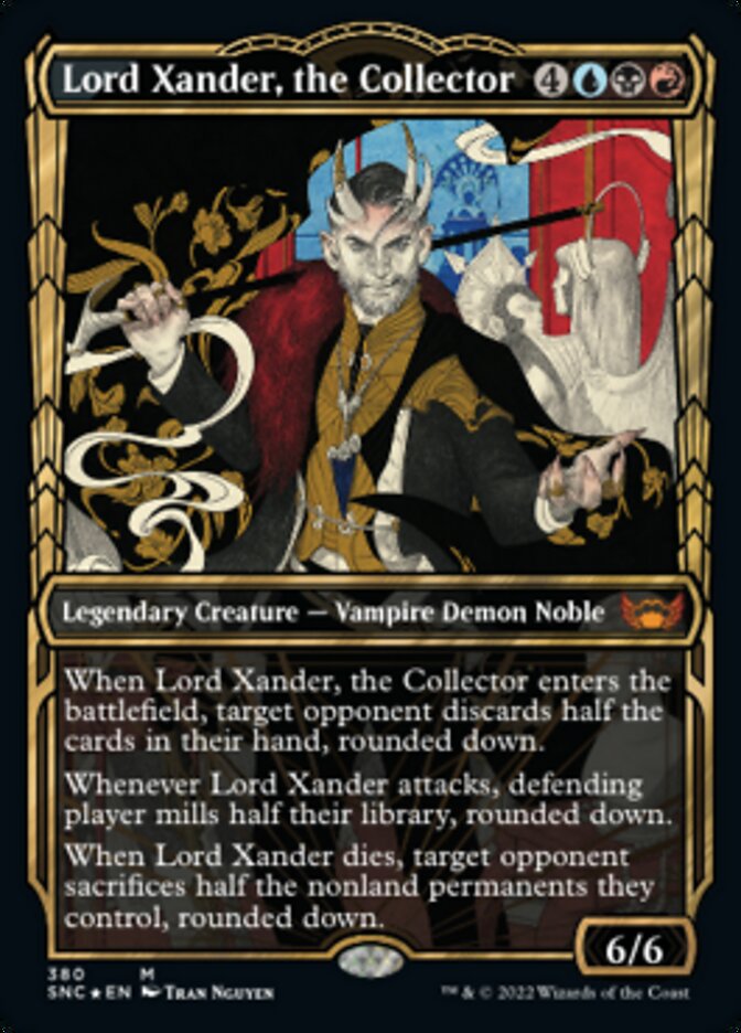 Lord Xander, the Collector (Showcase Golden Age Gilded Foil) [Streets of New Capenna] | Local Legends