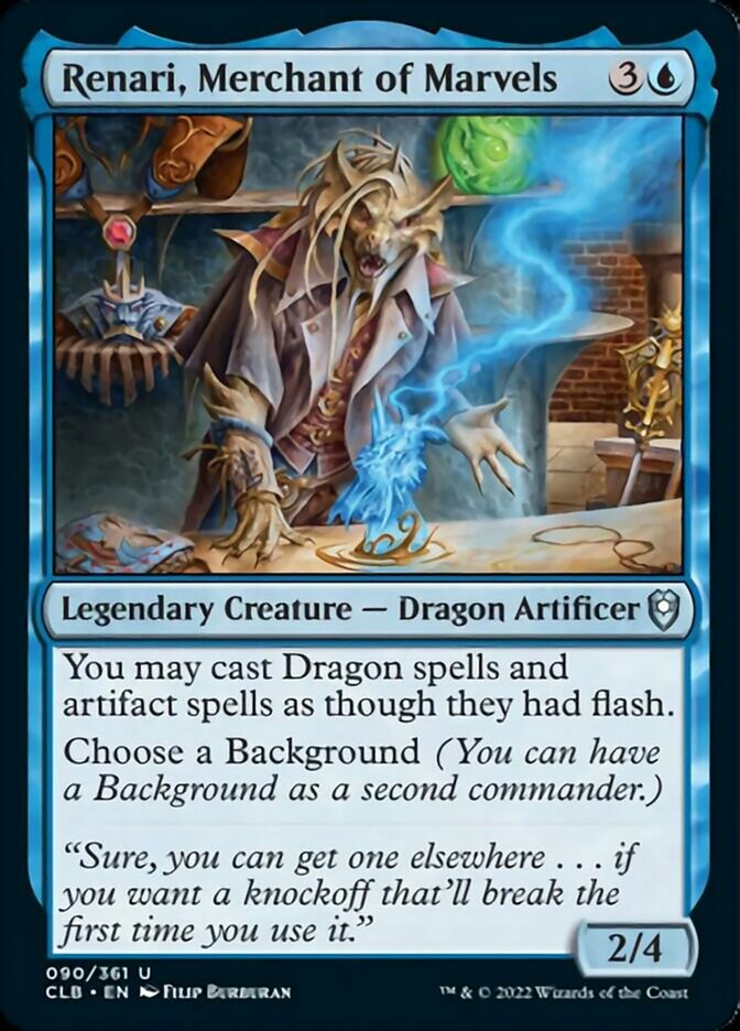 Renari, Merchant of Marvels [Commander Legends: Battle for Baldur's Gate] | Golgari Games