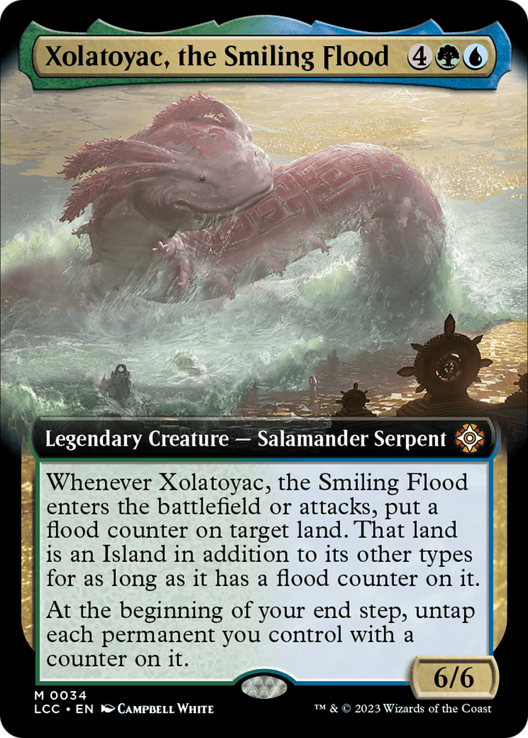 Xolatoyac, the Smiling Flood (Extended Art) [The Lost Caverns of Ixalan Commander] | Golgari Games