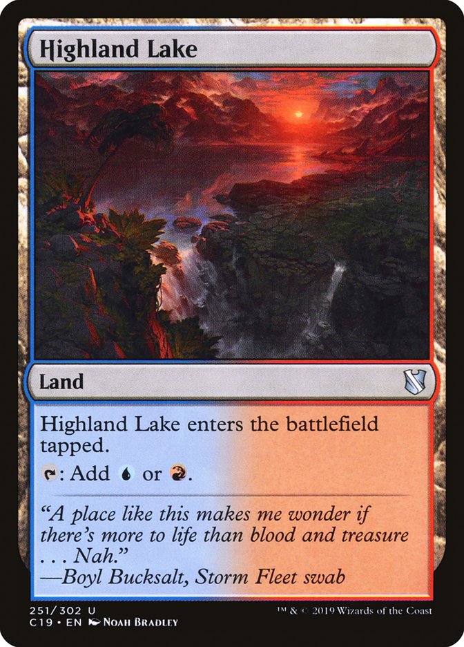 Highland Lake [Commander 2019] | Golgari Games