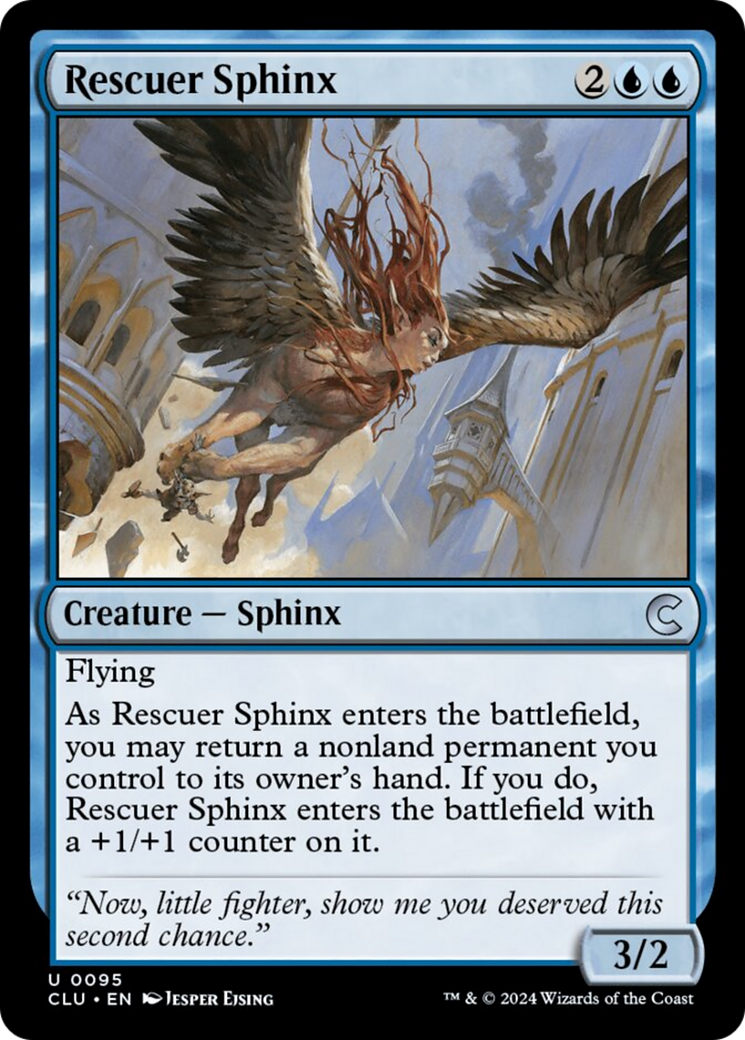 Rescuer Sphinx [Ravnica: Clue Edition] | Local Legends