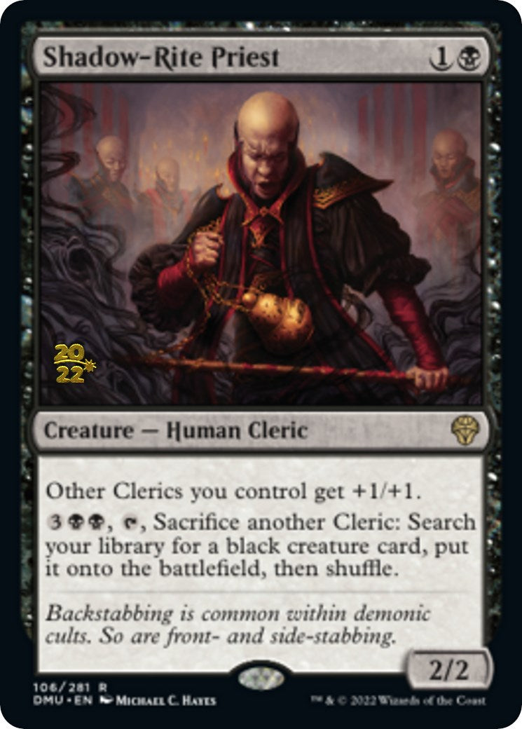 Shadow-Rite Priest [Dominaria United Prerelease Promos] | Local Legends