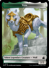 Spirit (0018) // Voja Double-Sided Token [Ravnica Remastered Tokens] | Local Legends