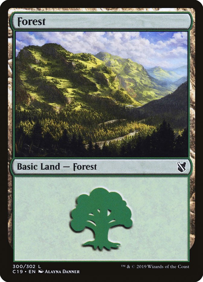 Forest (300) [Commander 2019] | Golgari Games