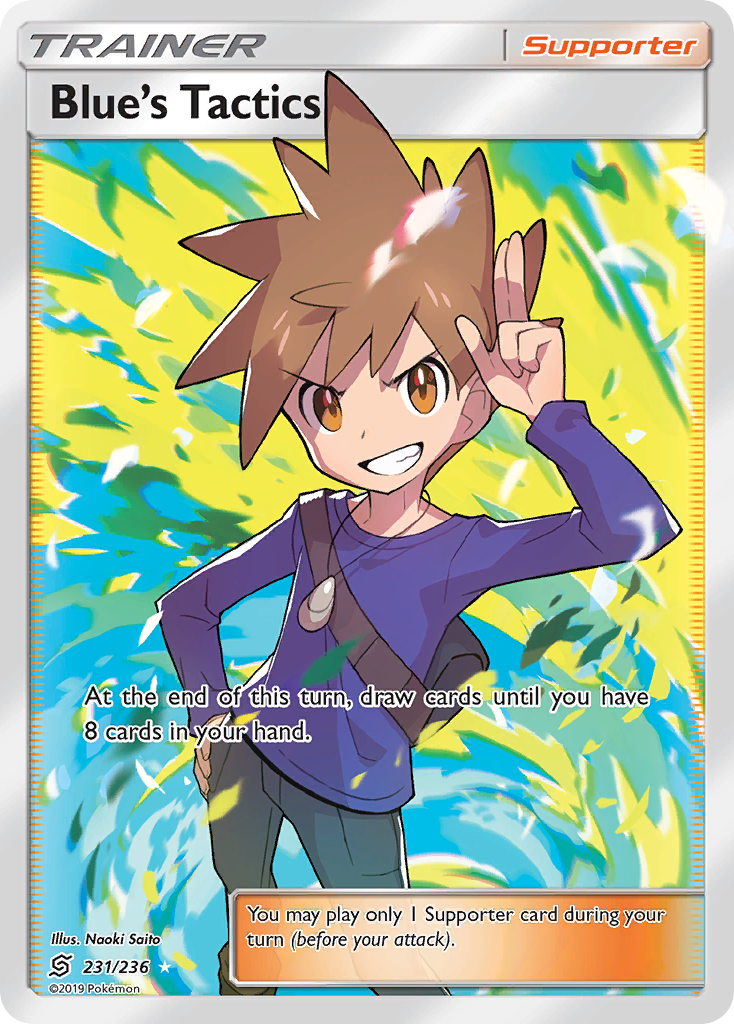 Blue's Tactics (231/236) [Sun & Moon: Unified Minds] | Local Legends