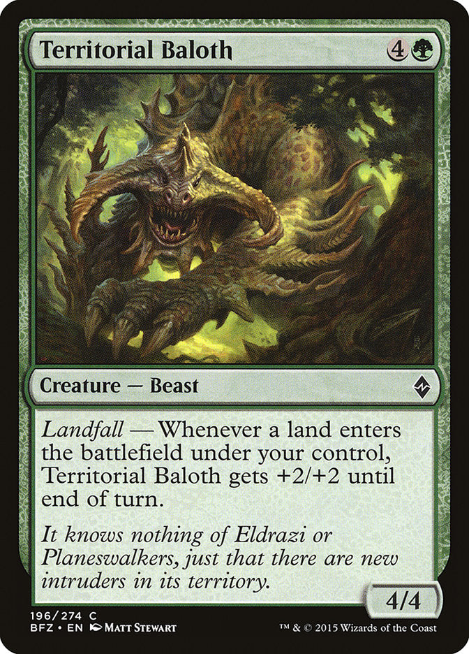 Territorial Baloth [Battle for Zendikar] | Local Legends