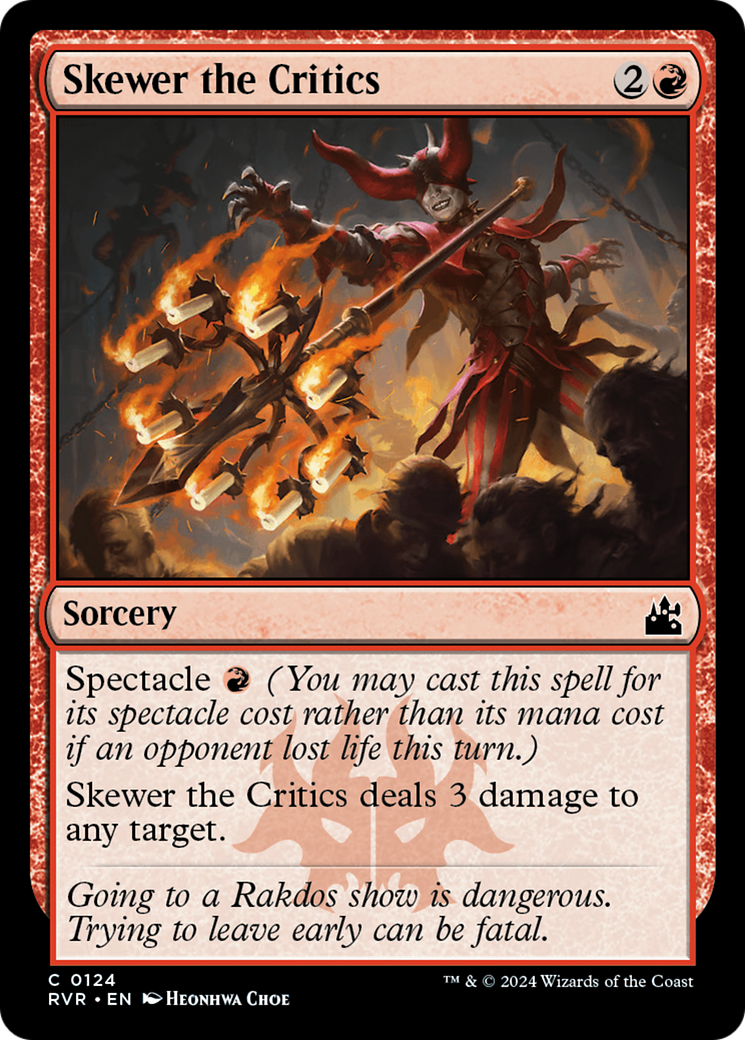 Skewer the Critics [Ravnica Remastered] | Local Legends
