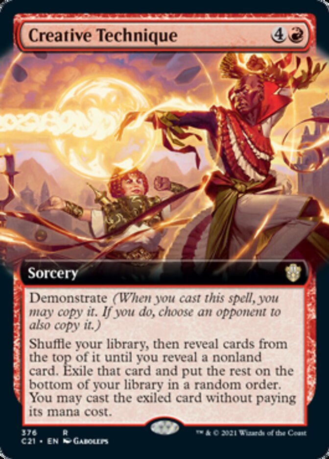 Creative Technique (Extended Art) [Commander 2021] | Local Legends