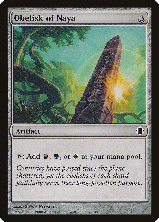 Obelisk of Naya [Shards of Alara] | Local Legends